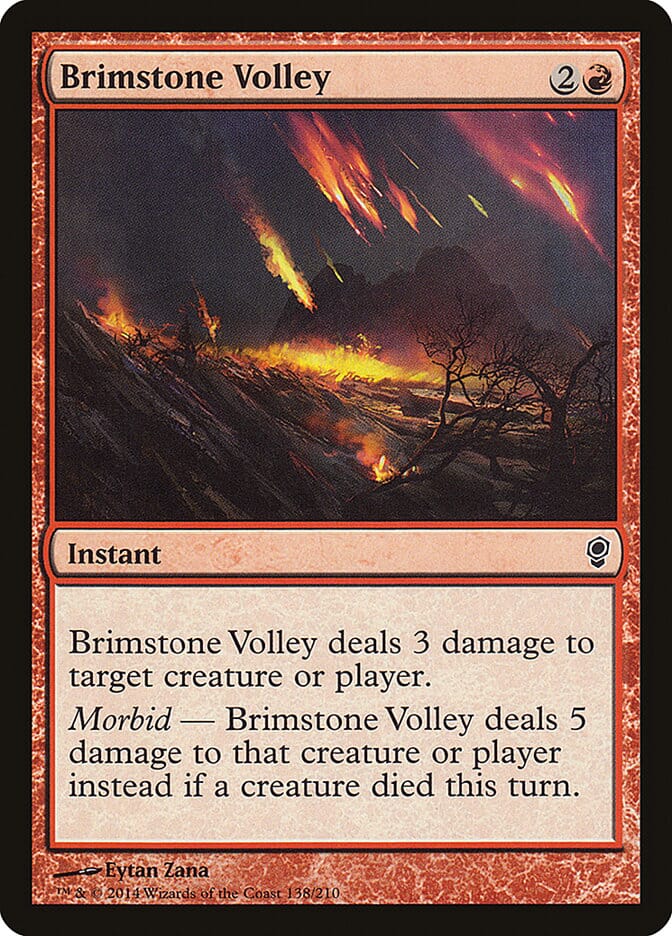 Brimstone Volley [Conspiracy] MTG Single Magic: The Gathering  | Multizone: Comics And Games
