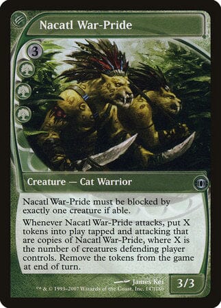 Nacatl War-Pride [Future Sight] MTG Single Magic: The Gathering  | Multizone: Comics And Games