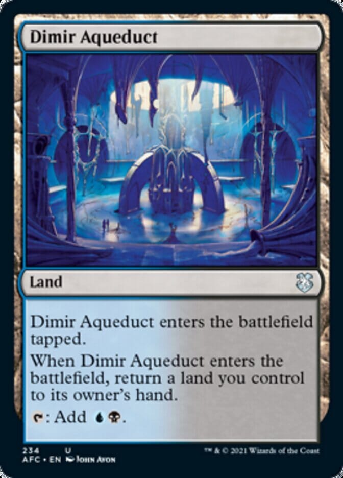 Dimir Aqueduct [Dungeons & Dragons: Adventures in the Forgotten Realms Commander] MTG Single Magic: The Gathering  | Multizone: Comics And Games