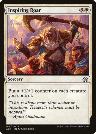 Inspiring Roar [Aether Revolt] MTG Single Magic: The Gathering  | Multizone: Comics And Games