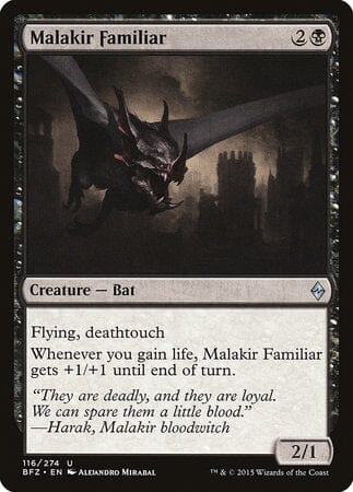 Malakir Familiar [Battle for Zendikar] MTG Single Magic: The Gathering  | Multizone: Comics And Games