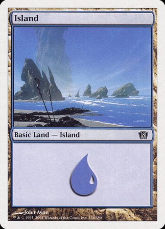 Island (336) [Eighth Edition] MTG Single Magic: The Gathering  | Multizone: Comics And Games