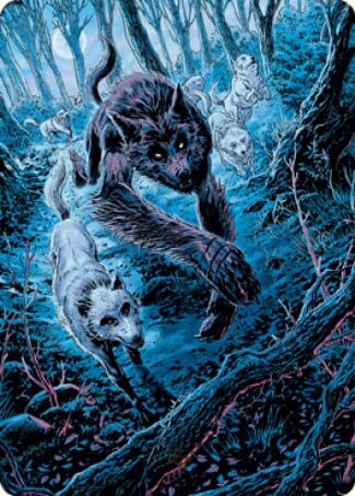 Untamed Pup Art Card [Innistrad: Midnight Hunt Art Series] MTG Single Magic: The Gathering  | Multizone: Comics And Games