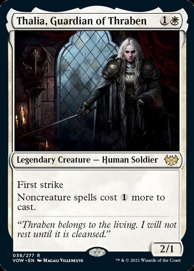 Thalia, Guardian of Thraben [Innistrad: Crimson Vow] MTG Single Magic: The Gathering  | Multizone: Comics And Games