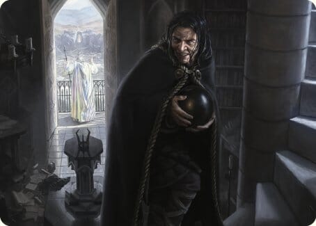 Grima, Saruman's Footman Art Card [The Lord of the Rings: Tales of Middle-earth Art Series] MTG Single Magic: The Gathering  | Multizone: Comics And Games