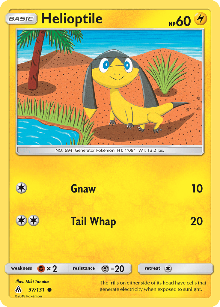 Helioptile (37/131) [Sun & Moon: Forbidden Light] Pokemon Single Pokémon  | Multizone: Comics And Games