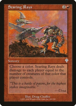 Searing Rays [Invasion] MTG Single Magic: The Gathering  | Multizone: Comics And Games