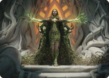 Titania, Voice of Gaea Art Card [The Brothers' War Art Series] MTG Single Magic: The Gathering  | Multizone: Comics And Games