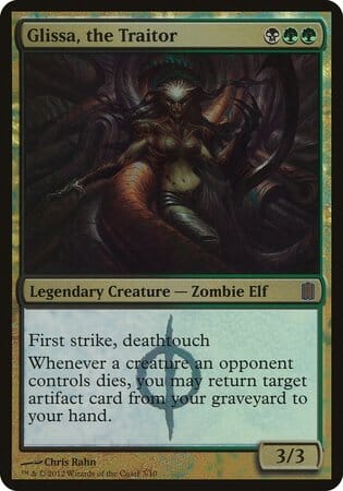 Glissa, the Traitor (Commander's Arsenal) [Commander's Arsenal Oversized] MTG Single Magic: The Gathering  | Multizone: Comics And Games
