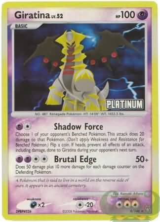 Giratina (4/146) [Burger King Promos: 2009 Collection] Pokemon Single Pokémon  | Multizone: Comics And Games