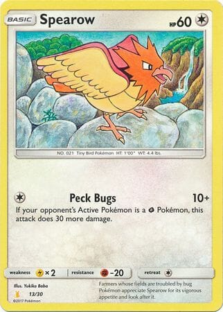 Spearow (13/30) [Sun & Moon: Trainer Kit - Alolan Raichu] Pokemon Single Pokémon  | Multizone: Comics And Games