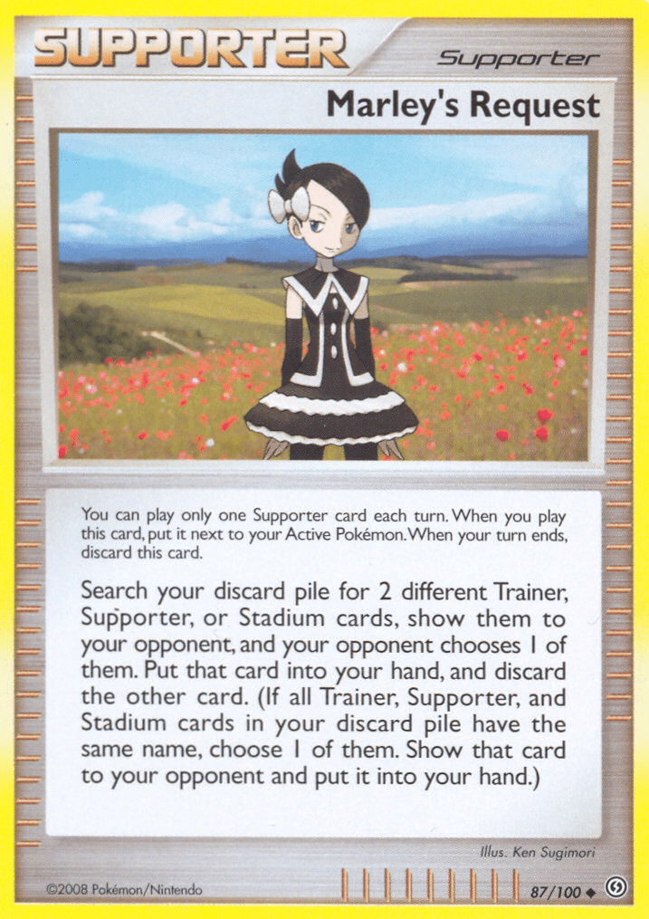 Marley's Request (87/100) [Diamond & Pearl: Stormfront] Pokemon Single Pokémon  | Multizone: Comics And Games