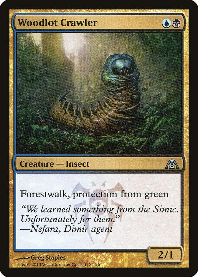 Woodlot Crawler [Dragon's Maze] MTG Single Magic: The Gathering  | Multizone: Comics And Games