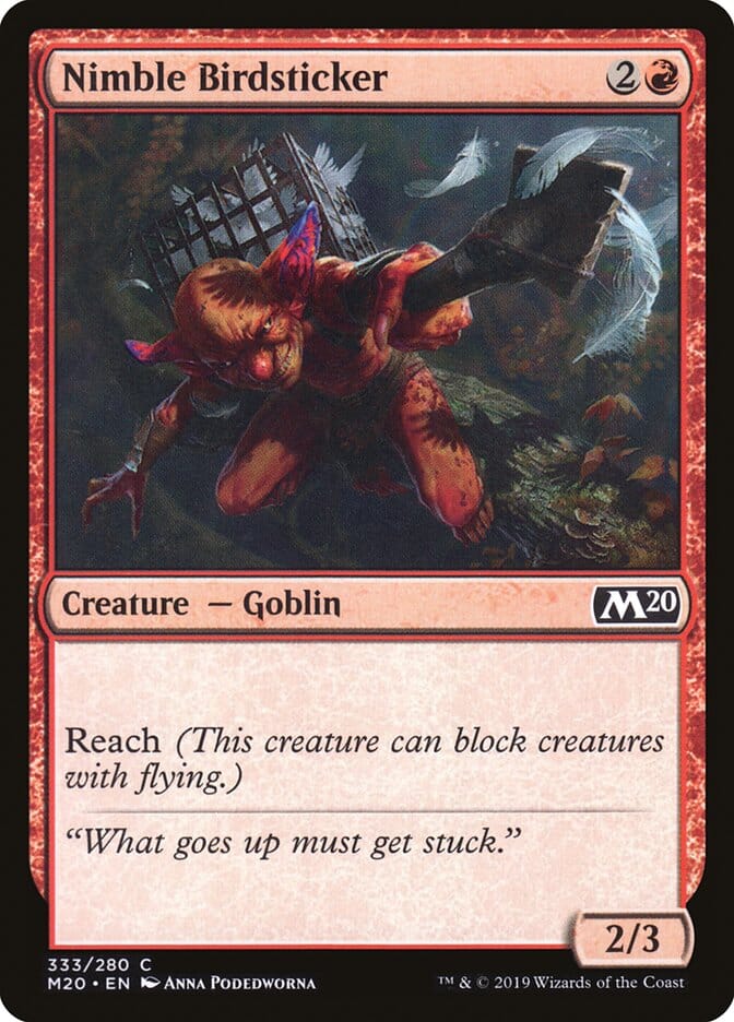 Nimble Birdsticker [Core Set 2020] MTG Single Magic: The Gathering  | Multizone: Comics And Games