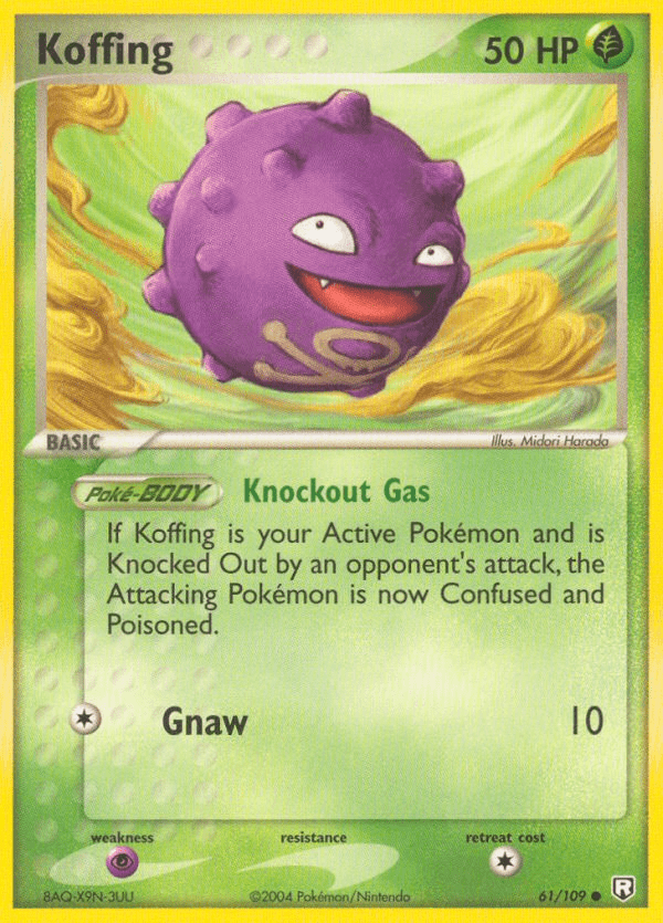 Koffing (61/109) [EX: Team Rocket Returns] Pokemon Single Pokémon  | Multizone: Comics And Games