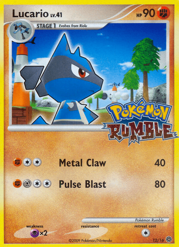 Lucario (12/16) [Pokémon Rumble] Pokemon Single Pokémon  | Multizone: Comics And Games