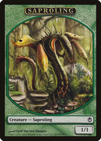 Saproling Token [Duel Decks: Ajani vs. Nicol Bolas Tokens] MTG Single Magic: The Gathering  | Multizone: Comics And Games