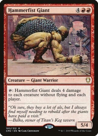 Hammerfist Giant [Commander Anthology Volume II] MTG Single Magic: The Gathering  | Multizone: Comics And Games