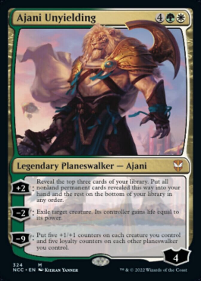 Ajani Unyielding [Streets of New Capenna Commander] MTG Single Magic: The Gathering  | Multizone: Comics And Games
