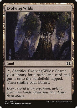 Evolving Wilds [Modern Masters 2015] MTG Single Magic: The Gathering  | Multizone: Comics And Games