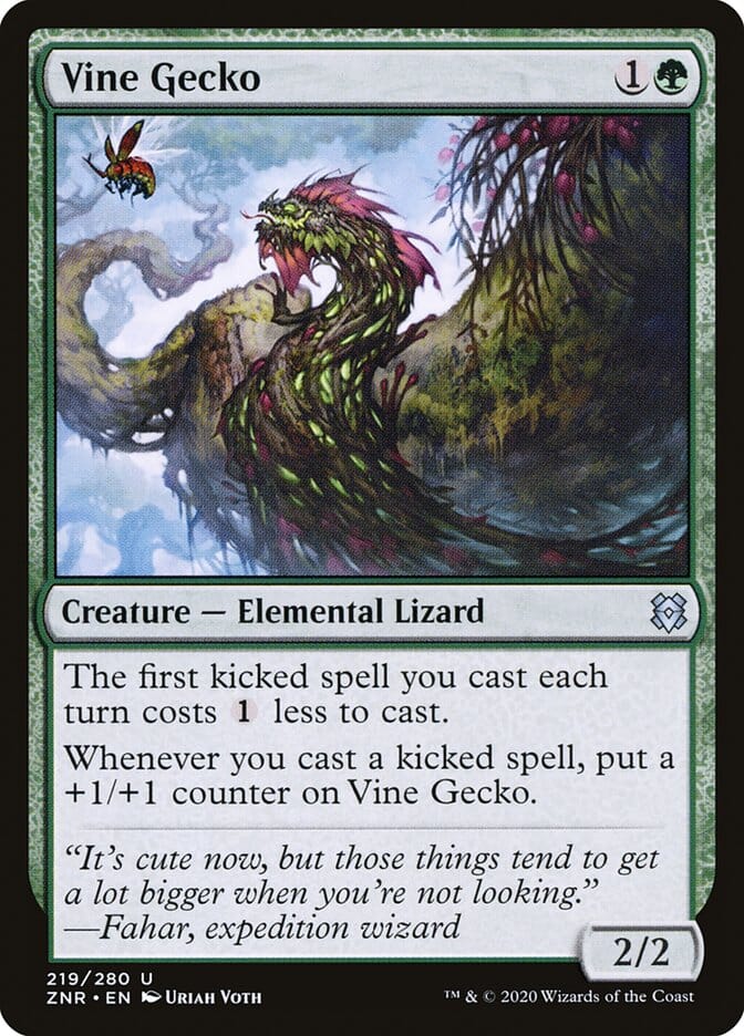 Vine Gecko [Zendikar Rising] MTG Single Magic: The Gathering  | Multizone: Comics And Games