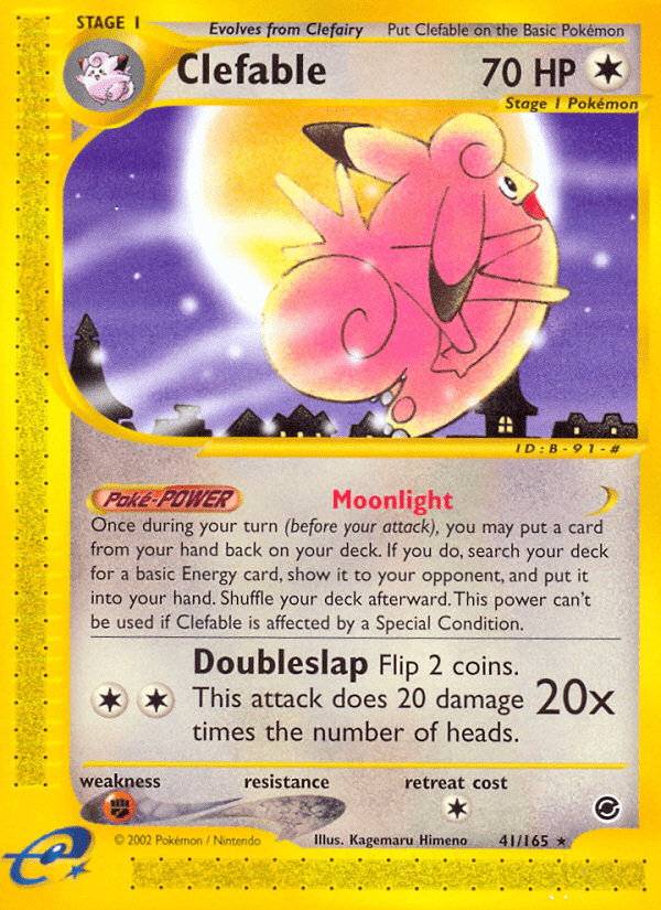 Clefable (41/165) [Expedition: Base Set] Pokemon Single Pokémon  | Multizone: Comics And Games