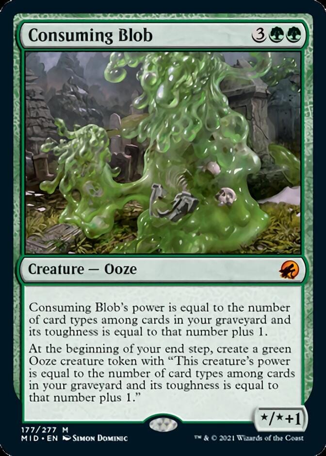 Consuming Blob [Innistrad: Midnight Hunt] MTG Single Magic: The Gathering  | Multizone: Comics And Games