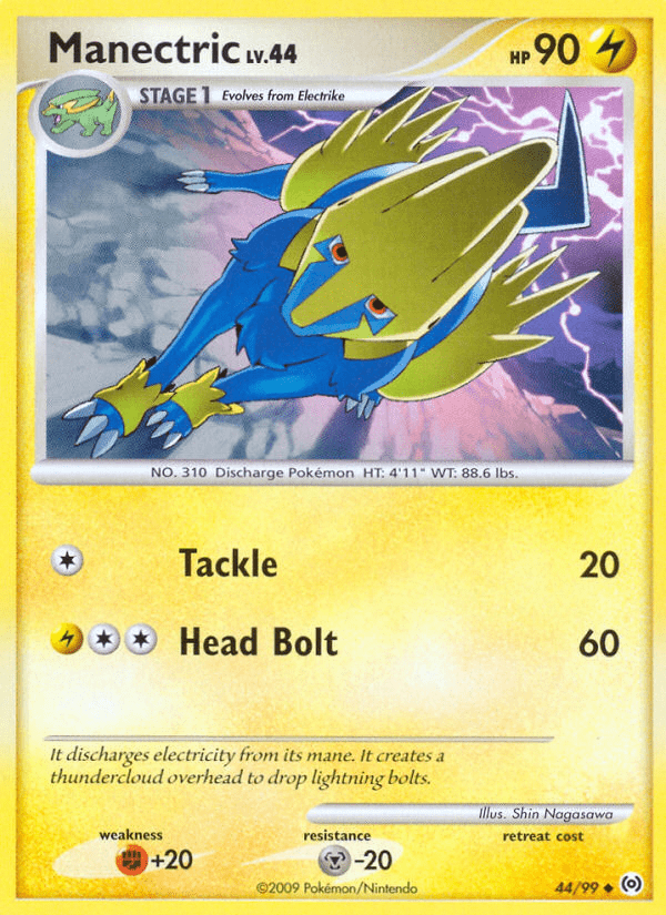 Manectric (44/99) [Platinum: Arceus] Pokemon Single Pokémon  | Multizone: Comics And Games