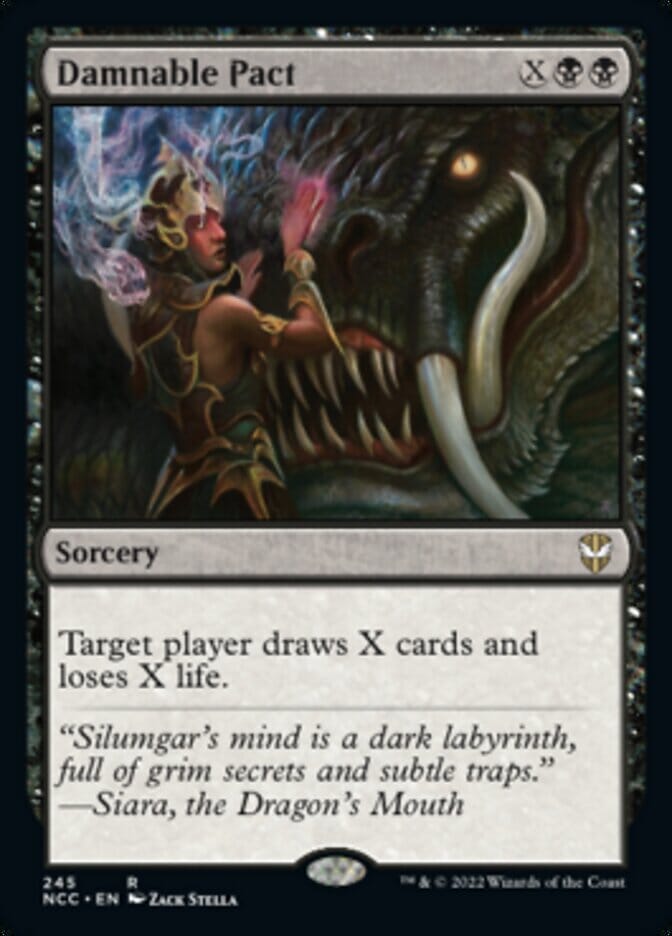 Damnable Pact [Streets of New Capenna Commander] MTG Single Magic: The Gathering  | Multizone: Comics And Games