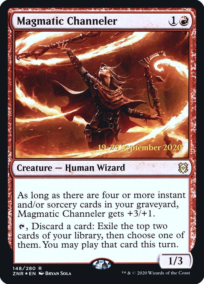 Magmatic Channeler [Zendikar Rising Prerelease Promos] MTG Single Magic: The Gathering  | Multizone: Comics And Games