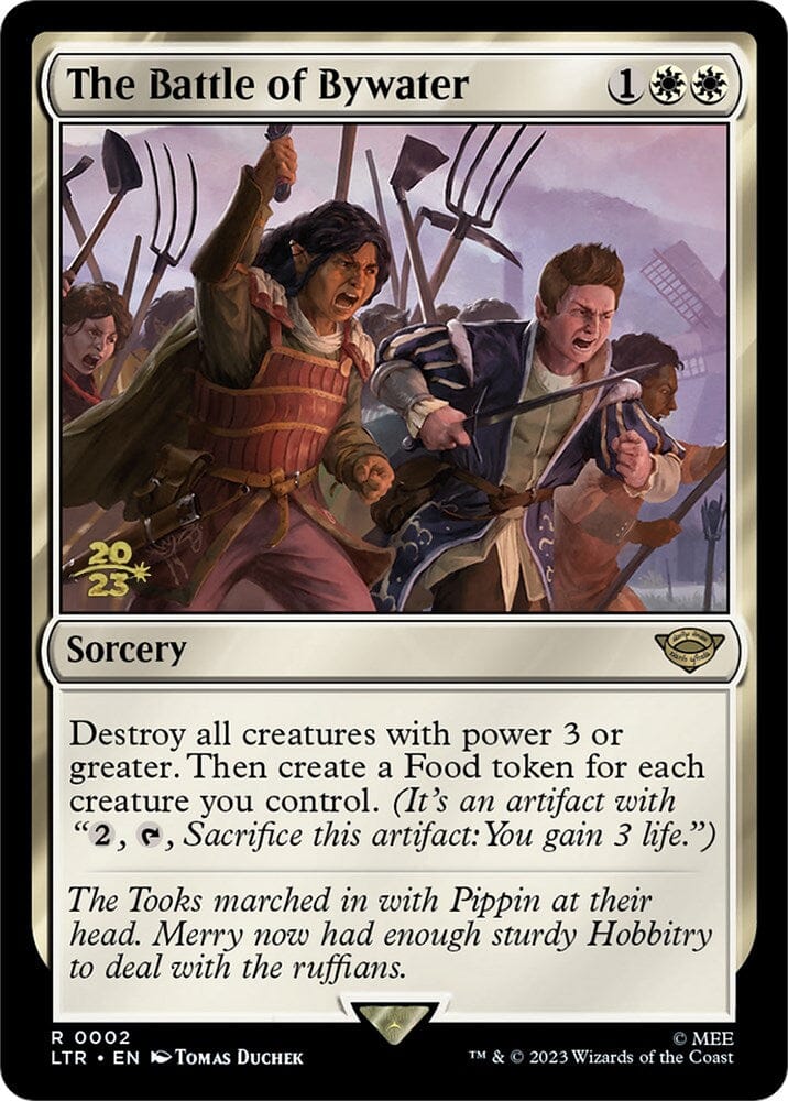 The Battle of Bywater [The Lord of the Rings: Tales of Middle-Earth Prerelease Promos] MTG Single Magic: The Gathering  | Multizone: Comics And Games