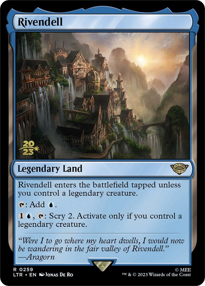 Rivendell [The Lord of the Rings: Tales of Middle-Earth Prerelease Promos] MTG Single Magic: The Gathering  | Multizone: Comics And Games