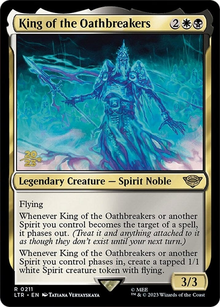 King of the Oathbreakers [The Lord of the Rings: Tales of Middle-Earth Prerelease Promos] MTG Single Magic: The Gathering  | Multizone: Comics And Games