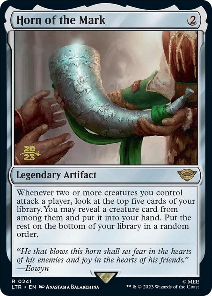 Horn of the Mark [The Lord of the Rings: Tales of Middle-Earth Prerelease Promos] MTG Single Magic: The Gathering  | Multizone: Comics And Games