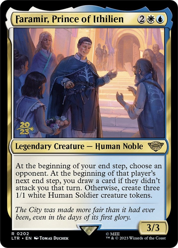 Faramir, Prince of Ithilien [The Lord of the Rings: Tales of Middle-Earth Prerelease Promos] MTG Single Magic: The Gathering  | Multizone: Comics And Games