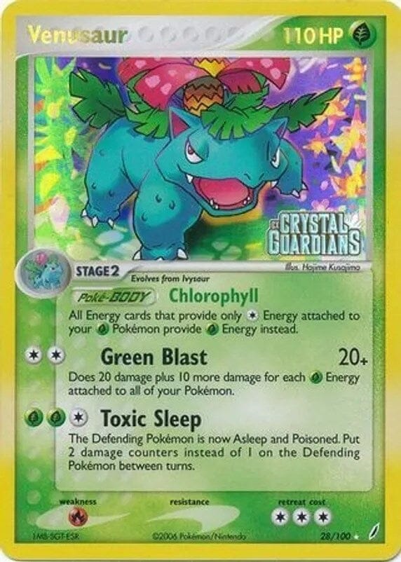 Venusaur (028/100) (Prerelease) [EX: Crystal Guardians] Pokemon Single Pokémon  | Multizone: Comics And Games