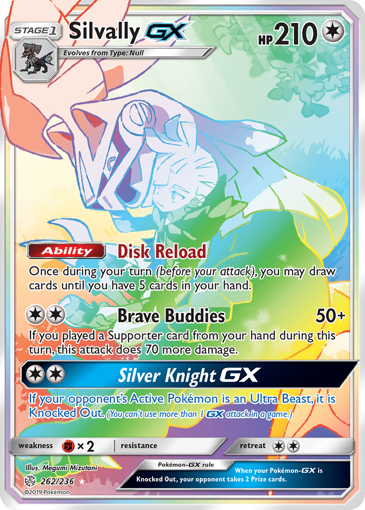 Silvally GX (262/236) [Sun & Moon: Cosmic Eclipse] Pokemon Single Pokémon  | Multizone: Comics And Games