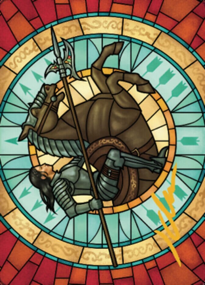 Tori D'Avenant, Fury Rider Art Card (Gold-Stamped Signature) [Dominaria United Art Series] MTG Single Magic: The Gathering  | Multizone: Comics And Games