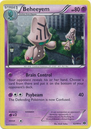 Beheeyem (62/99) (Cosmos Holo) [Black & White: Next Destinies] Pokemon Single Pokémon  | Multizone: Comics And Games