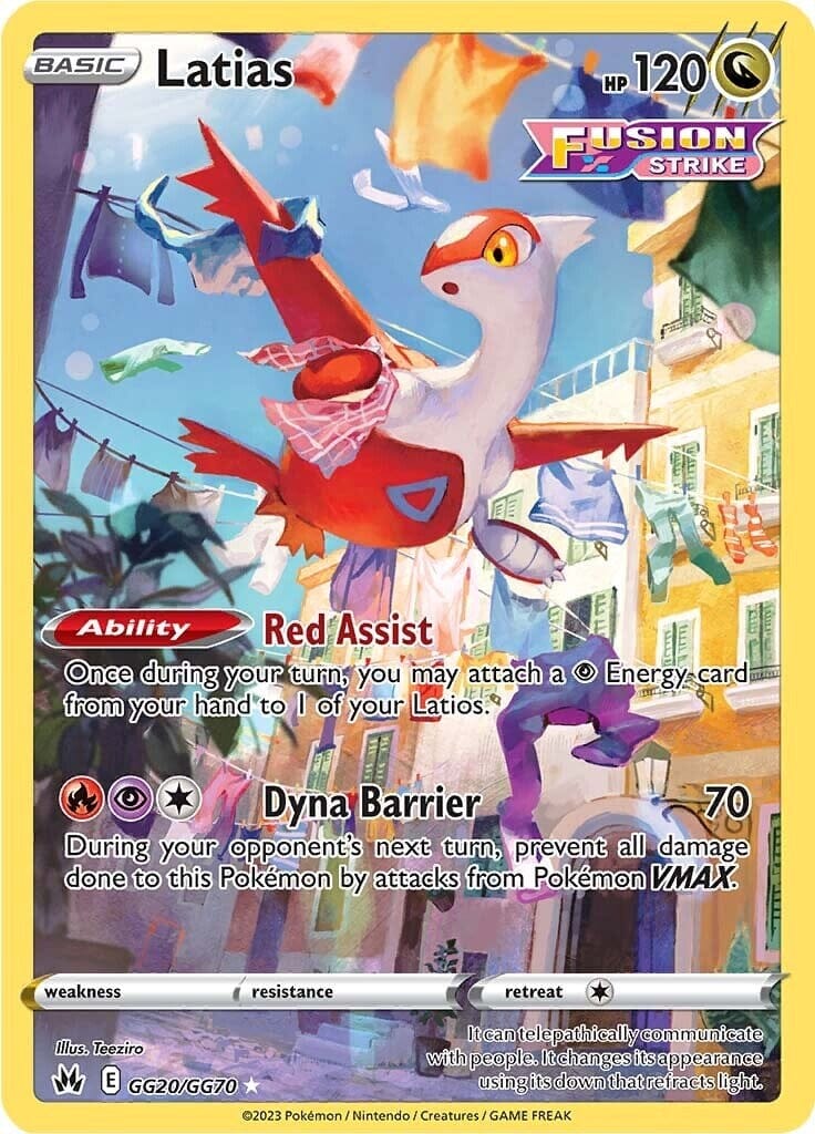 Latias (GG20/GG70) [Sword & Shield: Crown Zenith] Pokemon Single Pokémon  | Multizone: Comics And Games