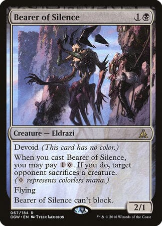 Bearer of Silence [Oath of the Gatewatch] MTG Single Magic: The Gathering  | Multizone: Comics And Games