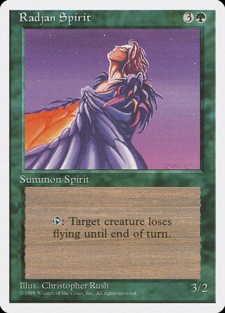 Radjan Spirit [Fourth Edition] MTG Single Magic: The Gathering  | Multizone: Comics And Games