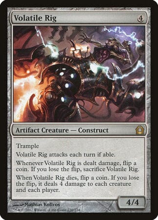 Volatile Rig [Return to Ravnica] MTG Single Magic: The Gathering  | Multizone: Comics And Games