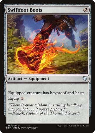 Swiftfoot Boots [Commander 2017] MTG Single Magic: The Gathering  | Multizone: Comics And Games