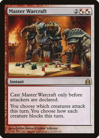 Master Warcraft [Commander 2011] MTG Single Magic: The Gathering  | Multizone: Comics And Games