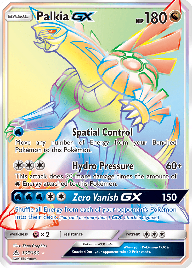 Palkia GX (165/156) [Sun & Moon: Ultra Prism] Pokemon Single Pokémon  | Multizone: Comics And Games