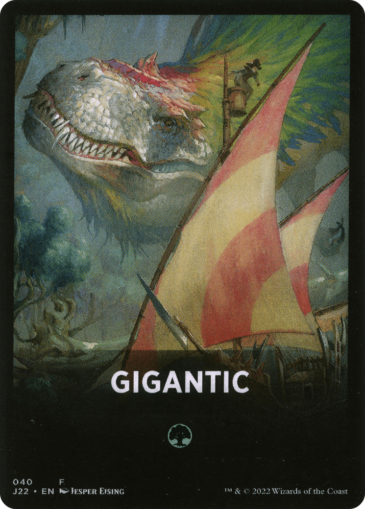 Gigantic Theme Card [Jumpstart 2022 Front Cards] MTG Single Magic: The Gathering  | Multizone: Comics And Games