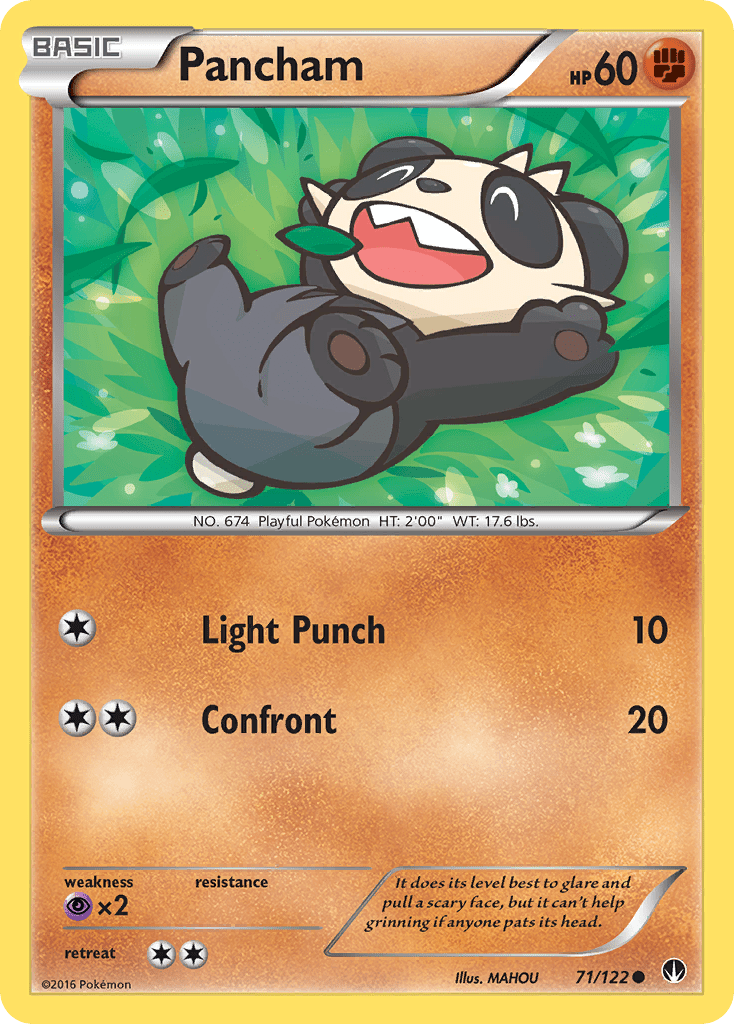 Pancham (71/122) [XY: BREAKpoint] Pokemon Single Pokémon  | Multizone: Comics And Games