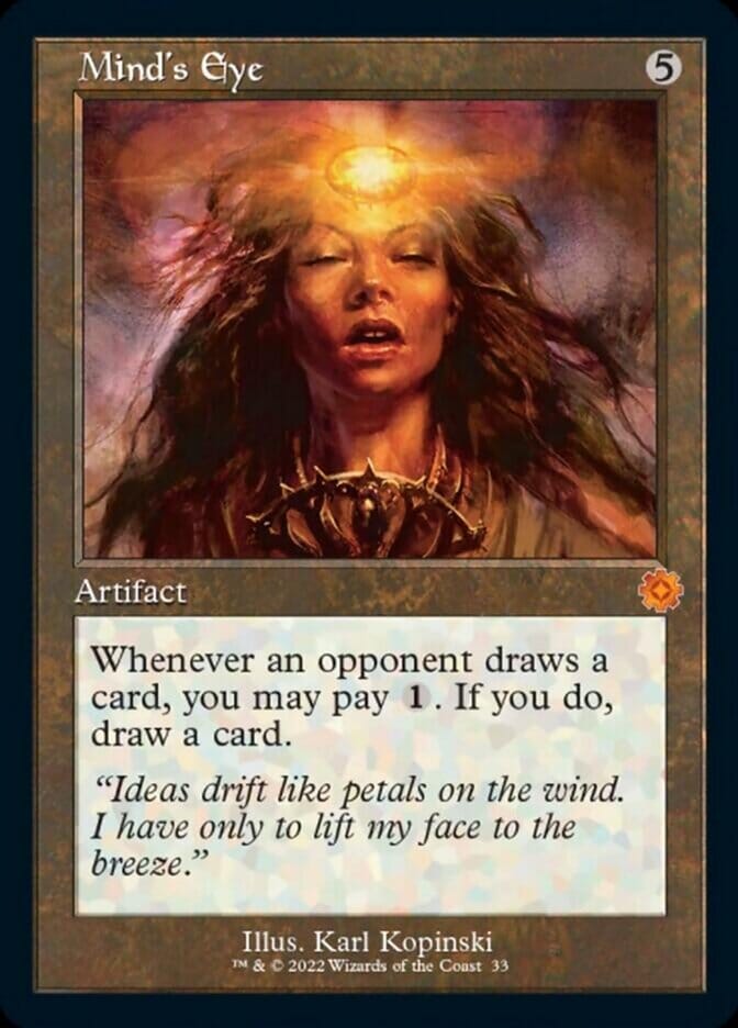 Mind's Eye (Retro) [The Brothers' War Retro Artifacts] MTG Single Magic: The Gathering  | Multizone: Comics And Games