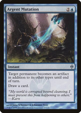 Argent Mutation [New Phyrexia] MTG Single Magic: The Gathering  | Multizone: Comics And Games